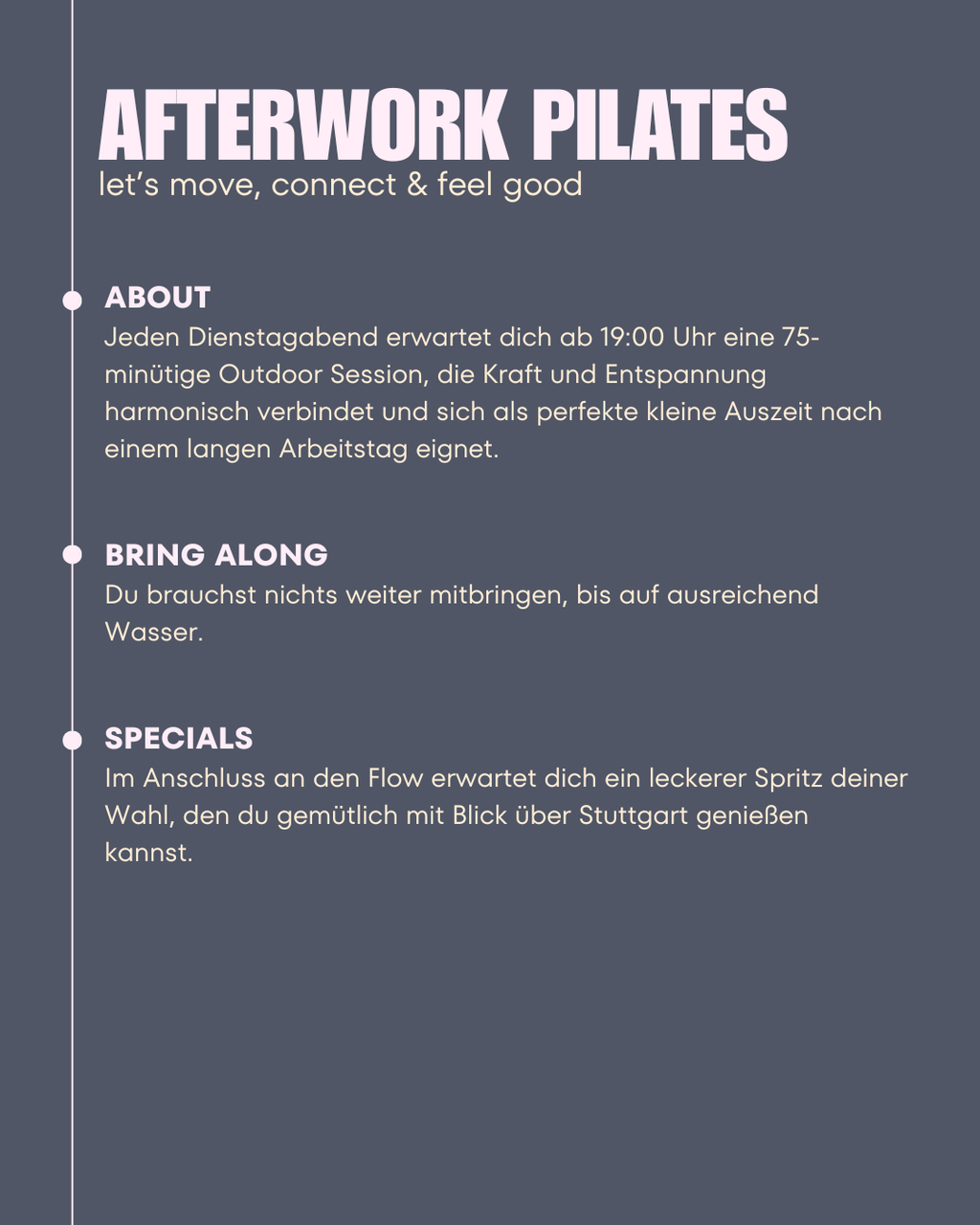 AFTERWORK PILATES 18.08.