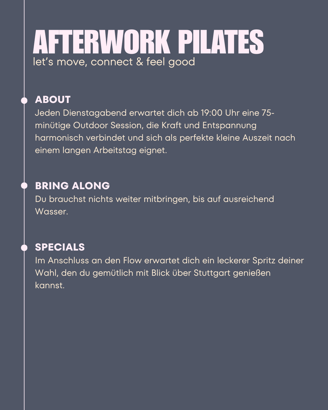 AFTERWORK PILATES 18.08.