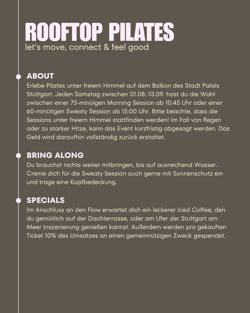 Rooftop Pilates 12.09. - Morning Session