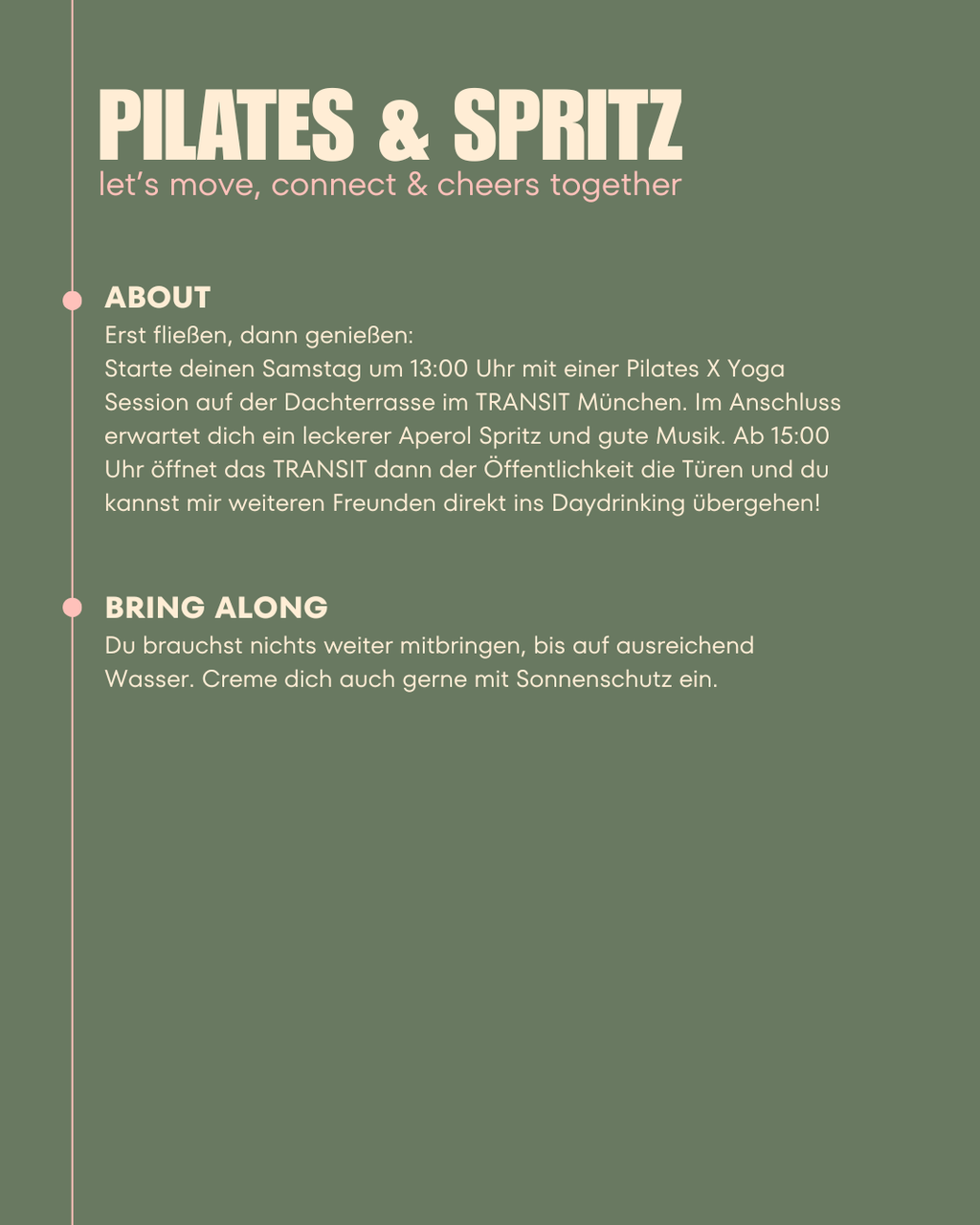 Pilates & Spritz
