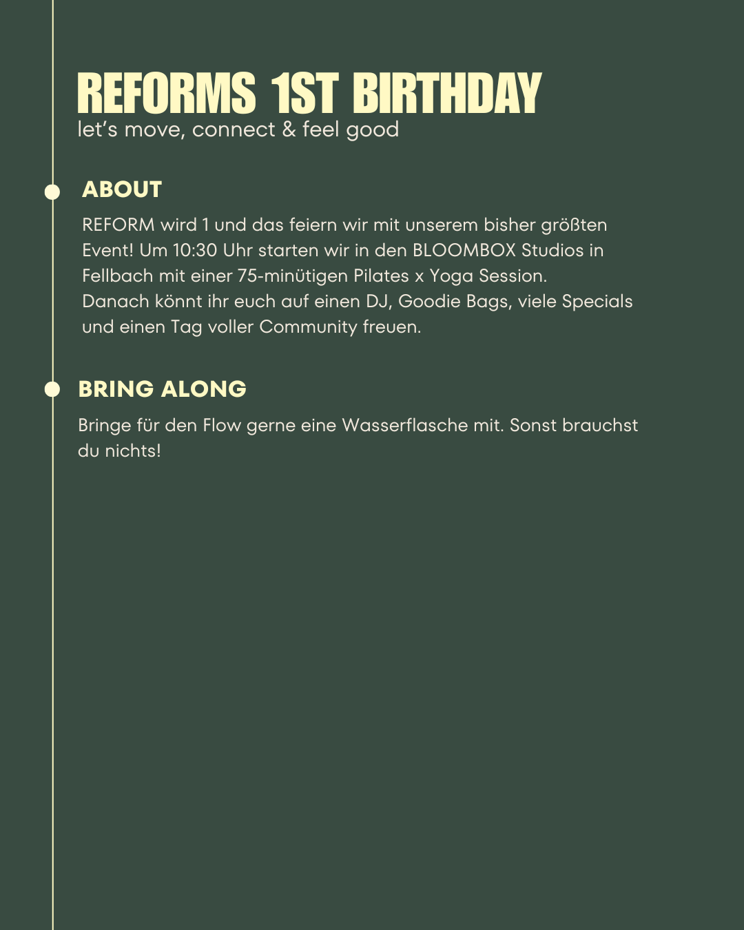 EARLY BIRD: BIRTHDAY SPECIAL