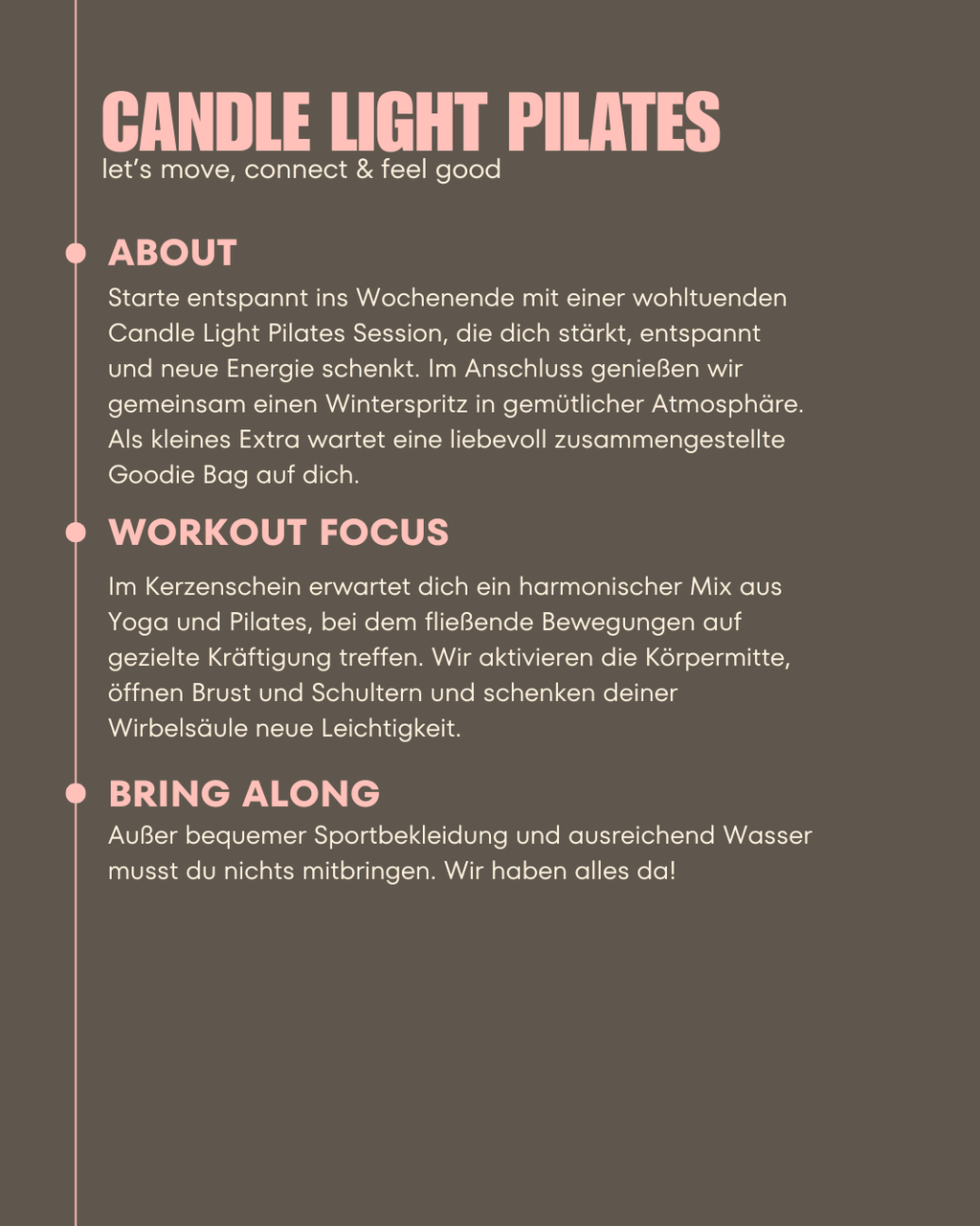 Candle Light Pilates