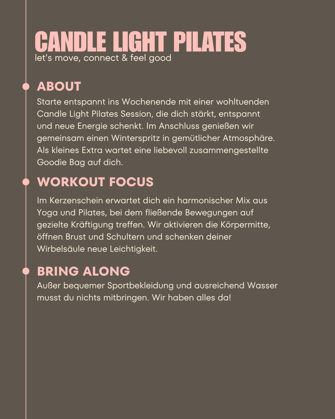 Candle Light Pilates